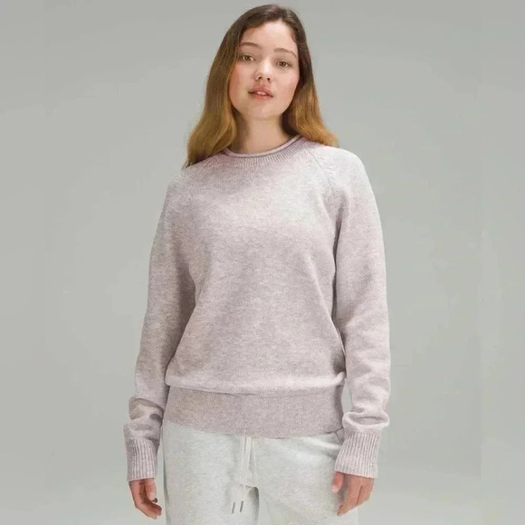 Lululemon Boxy  Cotton-Blend Sweater - Picture 1 of 5